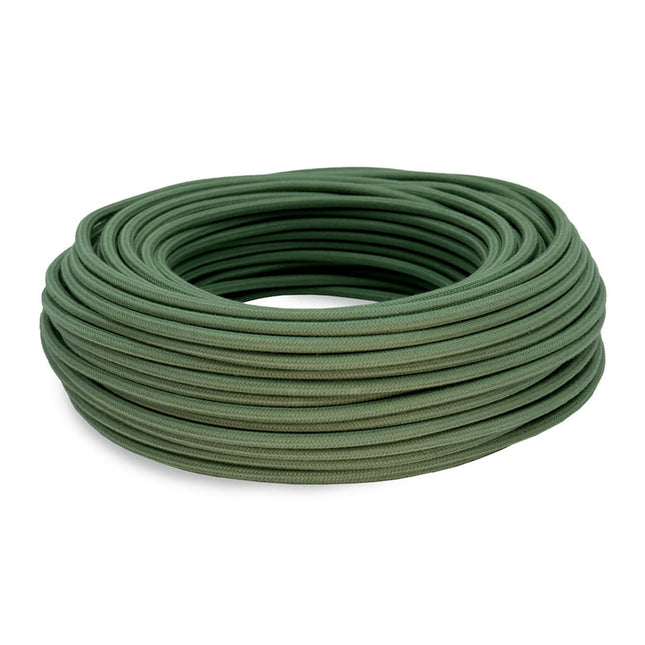 Kynda Light Strijkijzersnoer Groen - rond, linnen