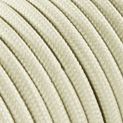 Kynda Light Strijkijzersnoer Ivoor - rond, effen stof