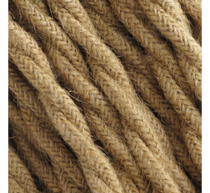Kynda Light Strijkijzersnoer Jute - gedraaid