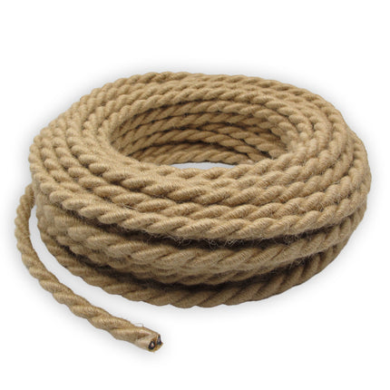 Kynda Light Strijkijzersnoer Jute - gedraaid - ø12mm