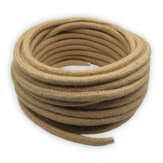 Kynda Light Strijkijzersnoer Jute - rond - ø14mm