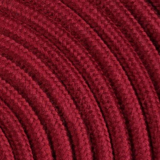 Kynda Light Strijkijzersnoer Kersenrood - rond, linnen