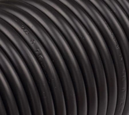 Kynda Light Strijkijzersnoer Kunststof PVC Zwart - rond