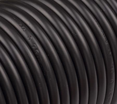 Kynda Light Strijkijzersnoer Kunststof PVC Zwart - rond