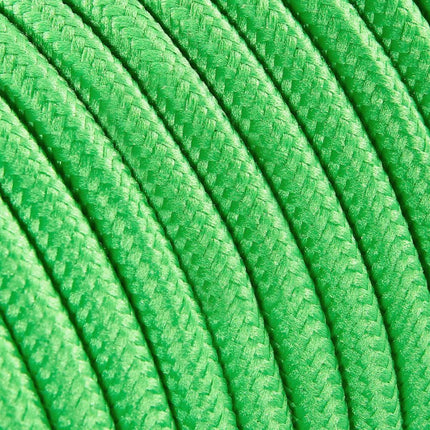 Kynda Light Strijkijzersnoer Licht groen - rond, effen stof