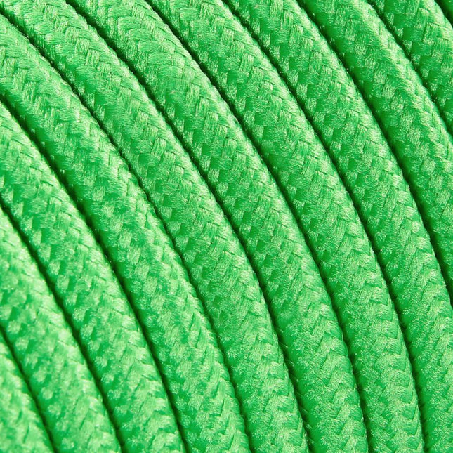 Kynda Light Strijkijzersnoer Licht groen - rond, effen stof