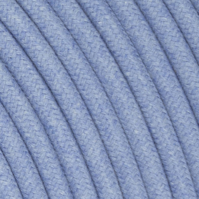 Kynda Light Strijkijzersnoer Lichtblauw - rond, linnen