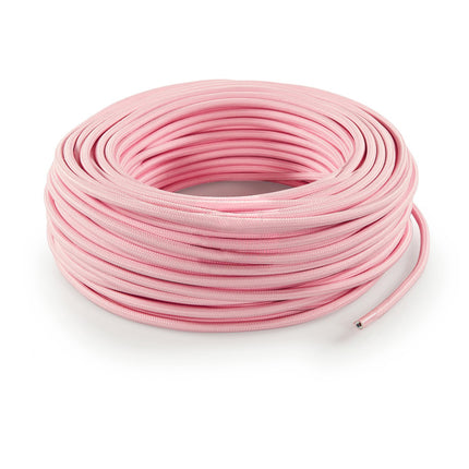 Kynda Light Strijkijzersnoer Lichtroze - rond, effen stof