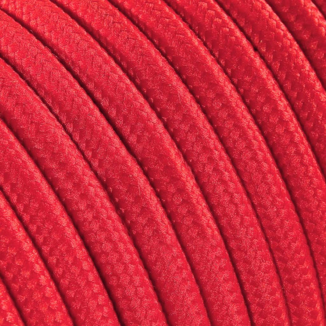 Kynda Light Strijkijzersnoer Rood - rond, effen stof