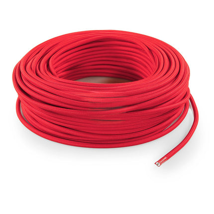 Kynda Light Strijkijzersnoer Rood - rond, effen stof