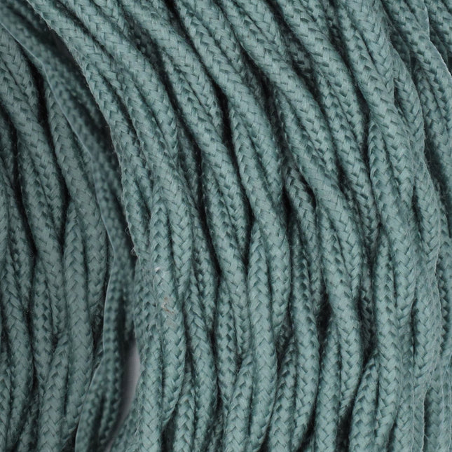 Kynda Light Strijkijzersnoer Salie - gedraaid, linnen