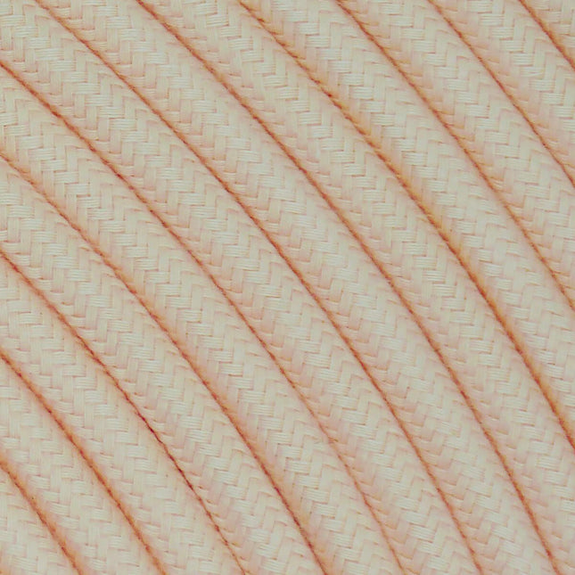 Kynda Light Strijkijzersnoer Zalmroze - rond, linnen