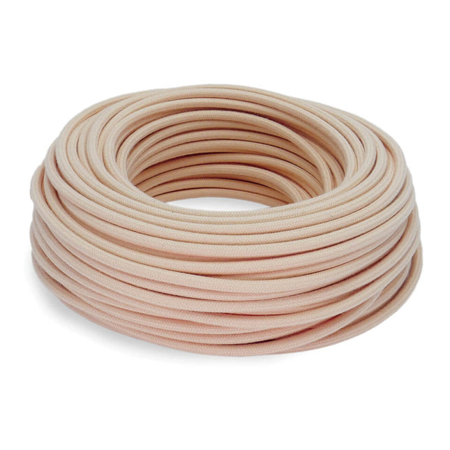 Kynda Light Strijkijzersnoer Zalmroze - rond, linnen