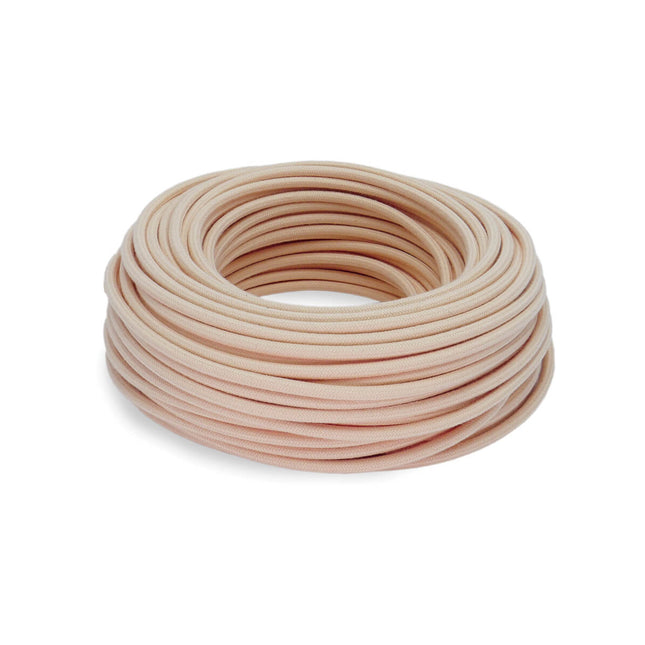 Kynda Light Strijkijzersnoer Zalmroze - rond, linnen
