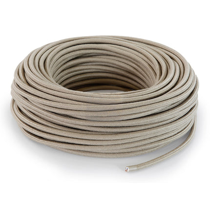 Kynda Light Strijkijzersnoer Zand - rond, linnen