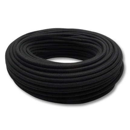 Kynda Light Strijkijzersnoer Zwart - rond, linnen