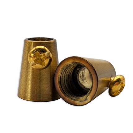 Kynda Light Trekontlaster met schroefje (M10x1) | Goud Brons (konisch)