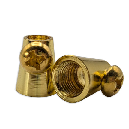 Kynda Light Trekontlaster met schroefje (M10x1) | Goud (konisch)