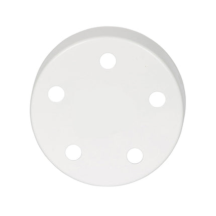 Kynda Light TWEEDE KANS | Plafondkap 'Vidar' metaal Wit (glans) - 5 snoeren