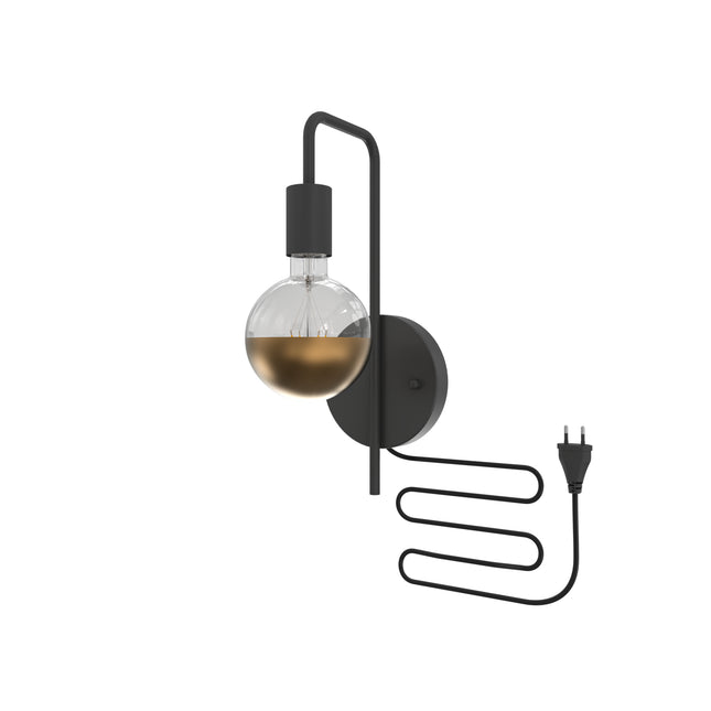 Kynda Light U-line Wandlamp (E27) | Zwart