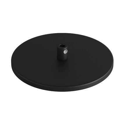 Kynda Light Ultradunne Plafondkap voor 1 snoer (Ø126 mm) | Zwart (mat)