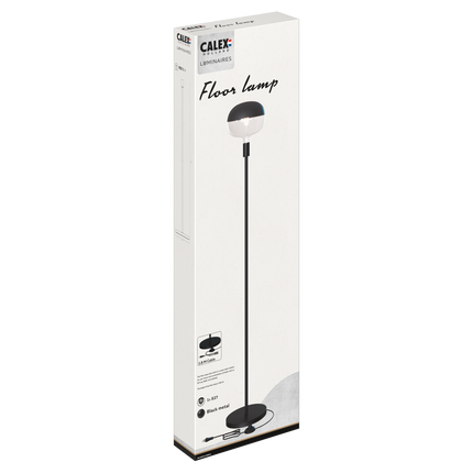 Kynda Light Vloerlamp - 146 cm (E27) | Zwart