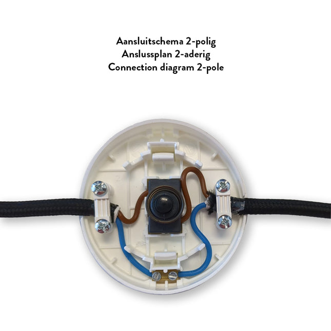 2 stuks voetschakelaar, lamp, snoerschakelaar, met drukknop 2 stuks voetschakelaar, lamp, snoerschakelaar, met drukknop