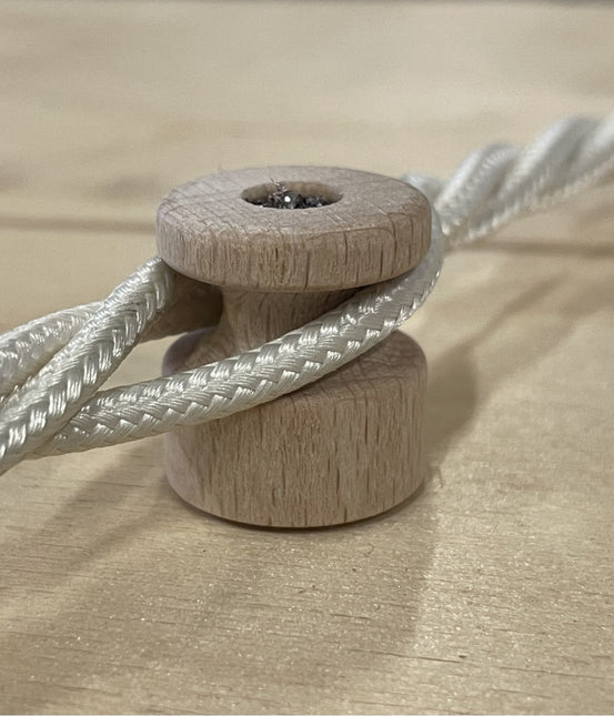 Kynda Light Wand-of plafondbevestiging - Ø 18mm | Hout