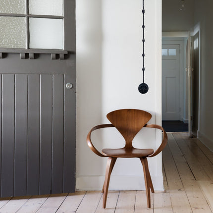 Kynda Light Wand-of plafondbevestiging porselein - Ø 19mm | Zwart