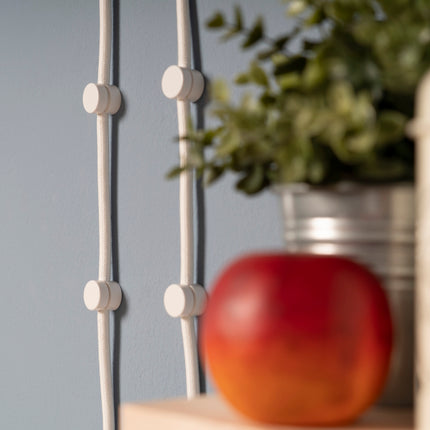 Kynda Light Wand - of plafondbevestiging | Rond, wit