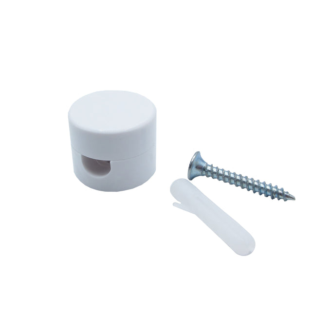 Kynda Light Wand - of plafondbevestiging | Rond, wit