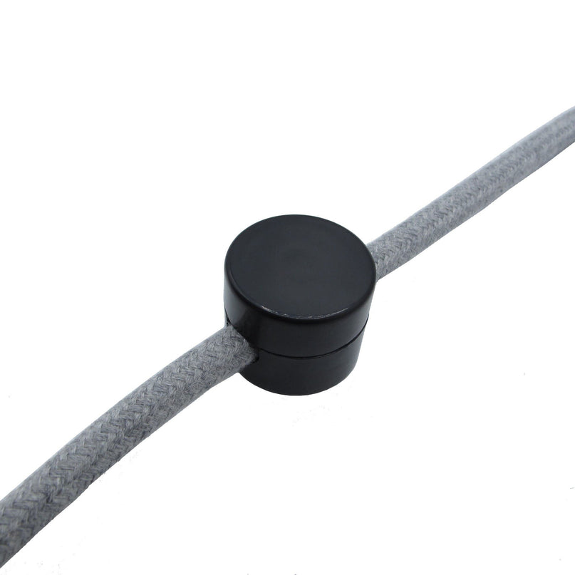 Kynda Light Wand - of plafondbevestiging | Rond, zwart