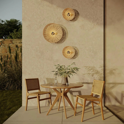 Kynda Light Wand- of plafondlamphouder voor lampenkap - E27 - IP44 | Wit