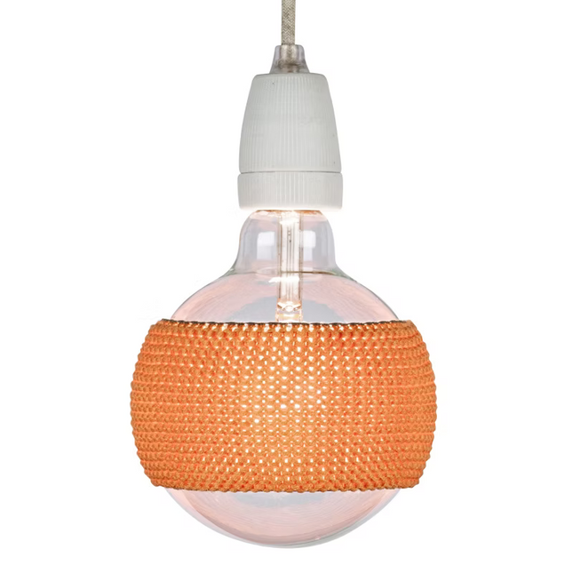 LampSleeve Cognac Brown - Globe 125 mm | Large