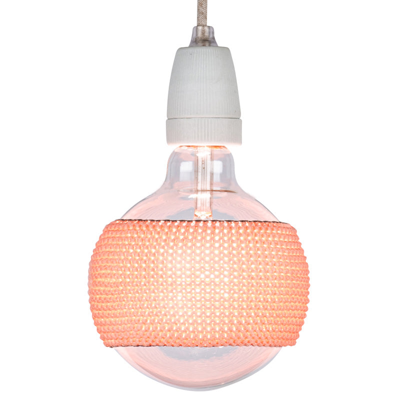 LampSleeve Coral Pink - Globe 125 mm | Large