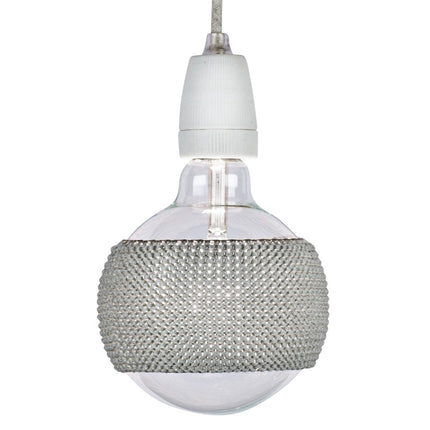LampSleeve Denim Grey  - Globe 125 mm | Large