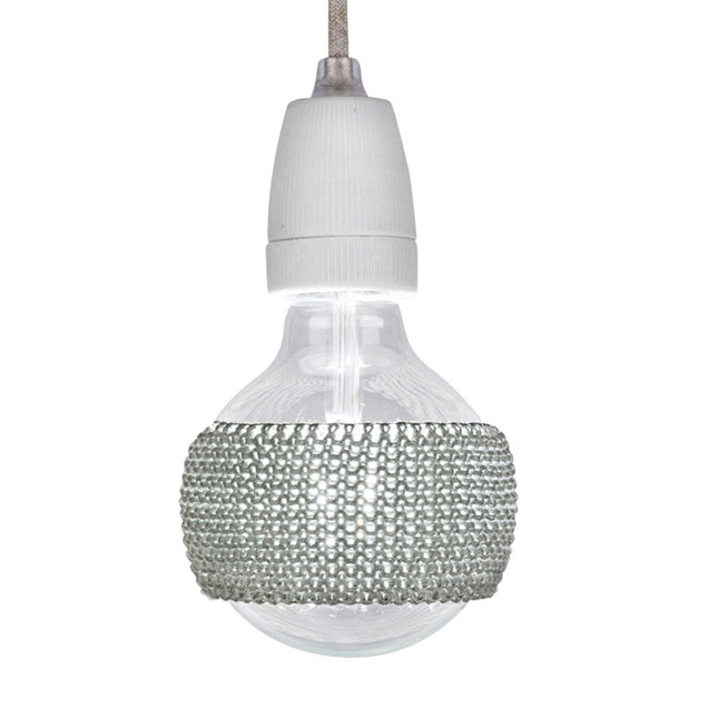 LampSleeve Denim Grey  - Globe 95 mm | Medium