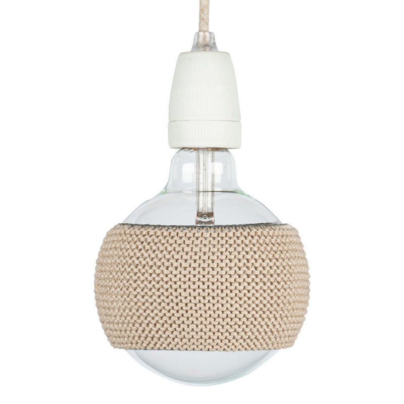 LampSleeve Latte Brown - Globe 125 mm | Large