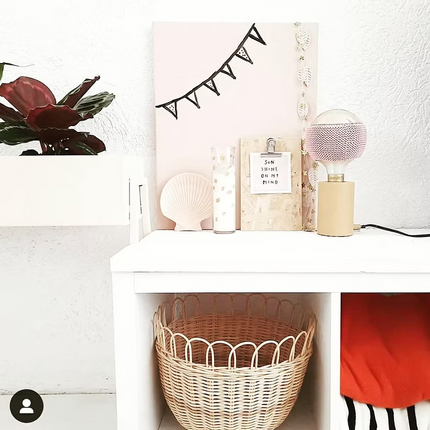 LampSleeve Vintage Pink - Globe 125 mm | Large