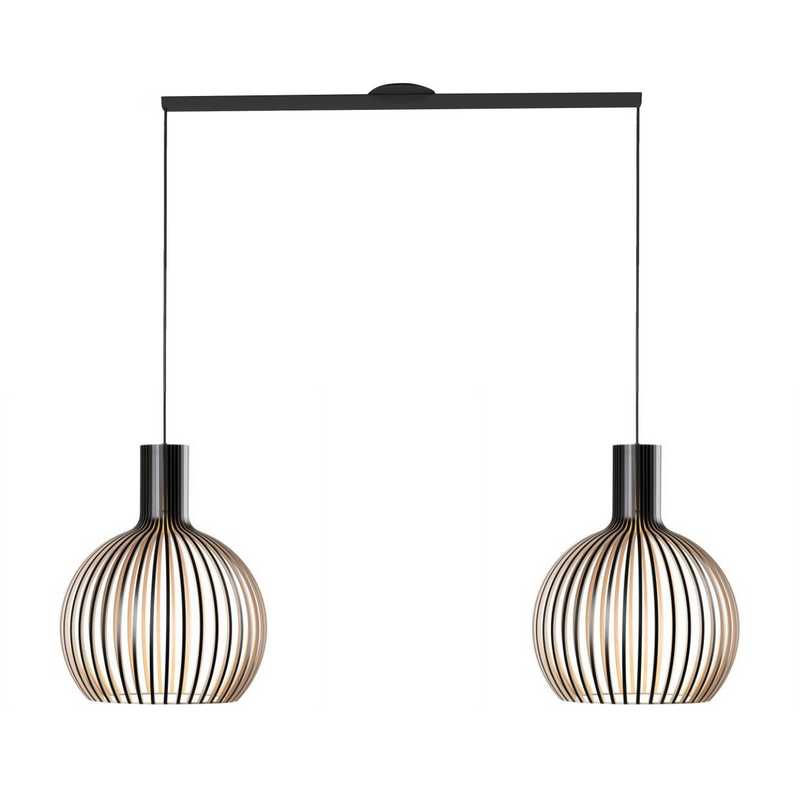 Lightswing Lightswing® Twin Mat Zwart | Ophangsysteem 2 lampen