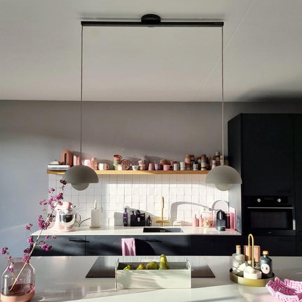 Lightswing Lightswing® Twin Mat Zwart | Ophangsysteem 2 lampen