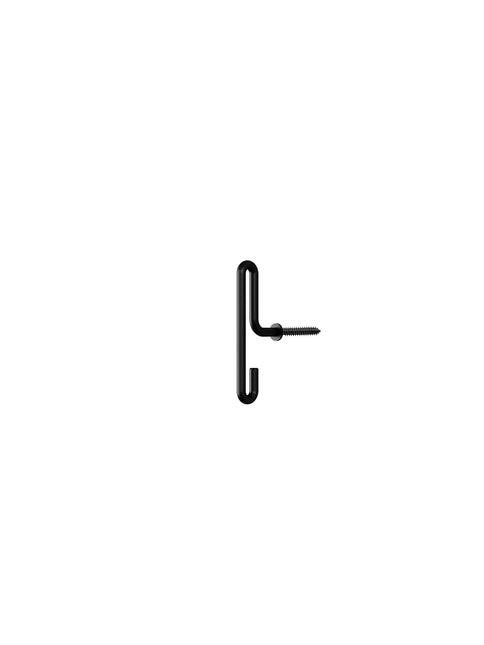 Moebe Wandhaak - klein - set 2 stuks | Zwart (S)