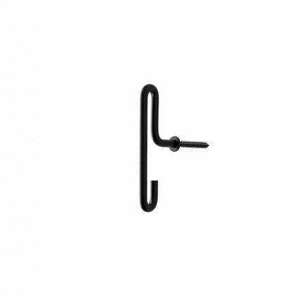 Moebe Wandhaak - klein - set 2 stuks | Zwart (S)