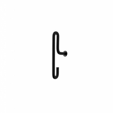 Moebe Wandhaak - klein - set 2 stuks | Zwart (S)